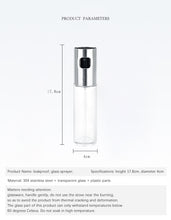 Load image into Gallery viewer, Kitchen Baking Oil Cook Oil Spray Empty Bottle Vinegar Bottle Oil Dispenser Cooking Tool Salad BBQ Cooking Glass Oil sprayer