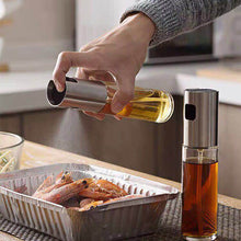 Load image into Gallery viewer, Kitchen Baking Oil Cook Oil Spray Empty Bottle Vinegar Bottle Oil Dispenser Cooking Tool Salad BBQ Cooking Glass Oil sprayer