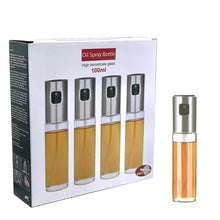 Load image into Gallery viewer, Kitchen Baking Oil Cook Oil Spray Empty Bottle Vinegar Bottle Oil Dispenser Cooking Tool Salad BBQ Cooking Glass Oil sprayer