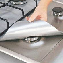 Load image into Gallery viewer, 4Pcs Reusable Foil Gas Hob Range Stovetop Burner Protector Liner Cover For Cleaning Kitchen Tools
