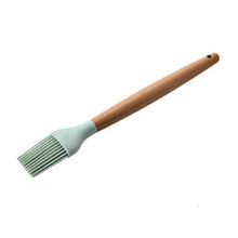 Load image into Gallery viewer, 1PC Silicone Wood Turner Soup Spoon Spatula Brush Scraper Pasta Server Egg Beater Kitchen Cooking Tools Kitchenware Green/Black
